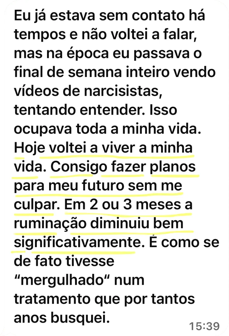 Depoimento de aluna do Programa I.M.U.N.E.