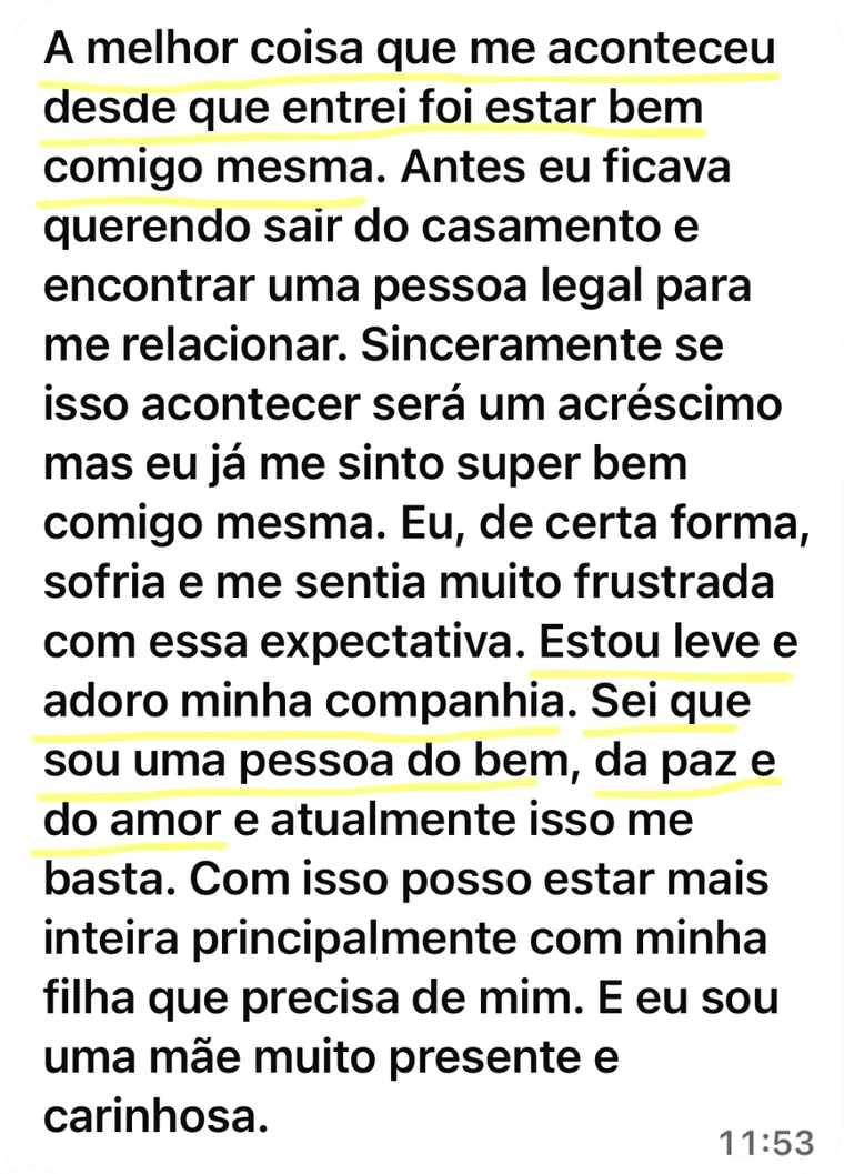 Depoimento de aluna do Programa I.M.U.N.E.