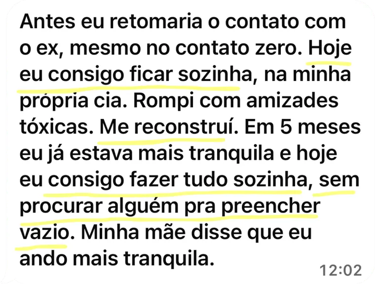 Depoimento de aluna do Programa I.M.U.N.E.