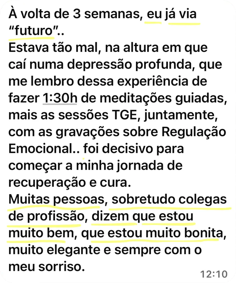 Depoimento de aluna do Programa I.M.U.N.E.