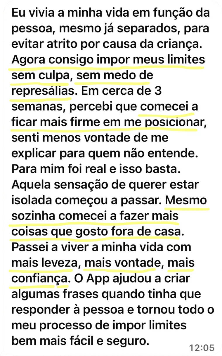 Depoimento de aluna do Programa I.M.U.N.E.